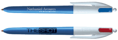 Caneta BIC 2 Cores Personalizadas - AVM Brindes
